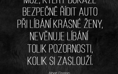 Albert Einstein o&nbsp;lásce a&nbsp;líbání