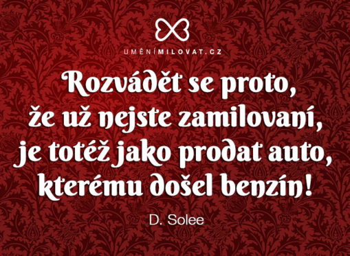 Zamilovanost, láska a důvod k rozvodu