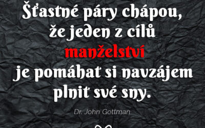 Štastné manželství a vzájemná podpora